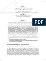 Evaluating E-Government: E-Readiness Assessment of States or Region