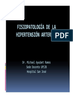 Fisiopatología de La Hipertensión Arterial (HTA) PDF