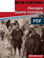 L'Histoire en Citations - La Première Guerre Mondiale