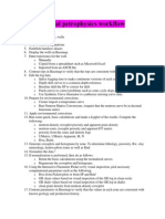 Typical Petrophysics Workflow