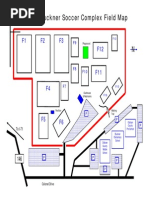 OCYSA Buckner Soccer Complex Field Map: F1 F2 F3 F12