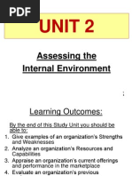 Unit 2 - Assessing The Internal Environment (Revised - Sept 2013)