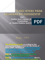 Patofisiologi Nyeri Pada Kelainan Biliodigestif