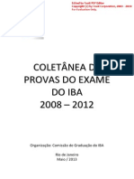 Provas Iba 2008 2012