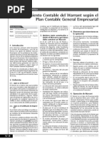 Warrant Plan Contable General PDF