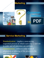 Customer-Defined Service Standards