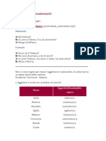 Aggettivi Di Nazionalità PDF