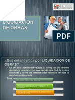 Resumen de Liquidacion de Obras