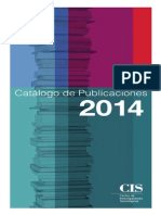 Catalogo Publicaciones CIS 2014-15 PDF