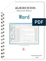 Ejercicios de Word Basico Completo Profesor Roy Vargas PDF