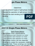 Unit 33 Single Phase Motors