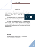 MEDICIÓN DE PARAMETROS CLIMÁTICOS EN LA ESTACIÓN METEOROLOGICA Ecologia Orioginal