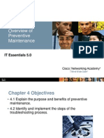 Overview of Preventive Maintenance: IT Essentials 5.0