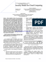 Enhanced Data Security Model For Cloud Computing