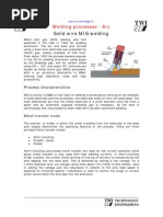 Welding Processes - Arc: Solid Wire MIG Welding