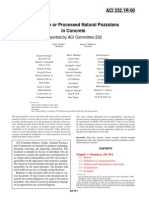 ACI 232.1 Use of Pozzolans in Concrete