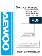 Daewoo DVN-14F6N, DVN-20F6N Chassis CN-140 TV VCR PDF