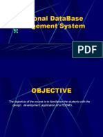 Relational Database Management System