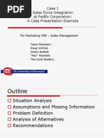 FedEx Sales Force Integration - Example of How To Do3