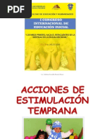 Taller de Acciones de Estimulación Temprana