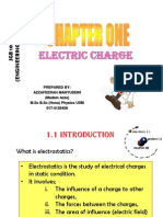 Electric Charge: Prepared By: Azzafeerah Mahyuddin (Madam Azza) M.SC B.SC (Hons) Physics USM 017-4155459