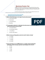 Electrician Practice Test