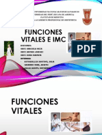 Toma de Funciones Vitales e Imc