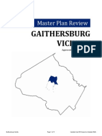 Gaithersburg Vicinity: Master Plan Review