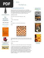 The Blumenfeld Gambit (E10) PDF