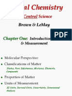 Chapter One: Introduction, Matter & Measurement  