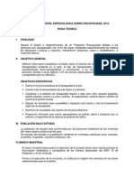 Ficha Tecnica Discapacidad 2012 - Junio PDF