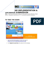 Yp4sc Exam Implementation & Database Submission