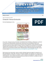 Creacion Vs Evolucion HTML M 1 PDF