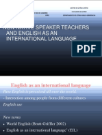 Non-Native Speaker Teachers and English As An International Language