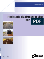 Reciclado de Firmes in Situ Con Cemento PDF