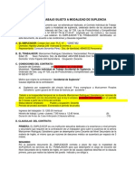 Contrato de Trabajo Sujeto A Modalidad de Suplencia Corregido