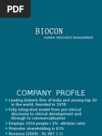 Biocon - HRD