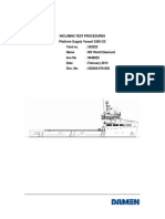 Inclining Test Procedures