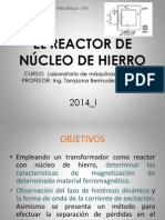 Sustentacion - Reactor de Núcleo de Hierro