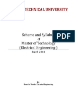 M - Tech Electrical Engineering 2013 Scheme & Syllabus 17-7-2013