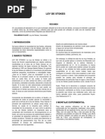 Laboratorio Ley de Stokes PDF