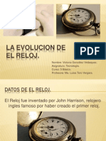 La EVOLUCION DE EL RELOJ