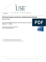 Revisiting Vygotsky and Gardner: Realizing Human Potential: Beliavsky, Ninah