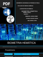 Exposición Quimica Clinica Biometria Hemática