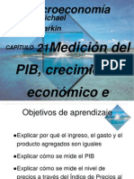 Cap21-Medición Del PIB, Crecimiento Económico e Inflación