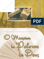 Watchman Nee - O Ministério Da Palavra de Deus PDF