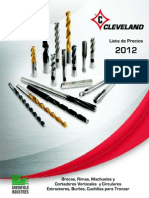 Lista de Precios Cleveland 2012 PDF