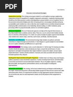 Six Instructional Strategies