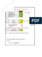 Normal Design: Depressurize From Design Pressure To 50% in 15 Minutes