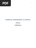 Financial Management & Control Final